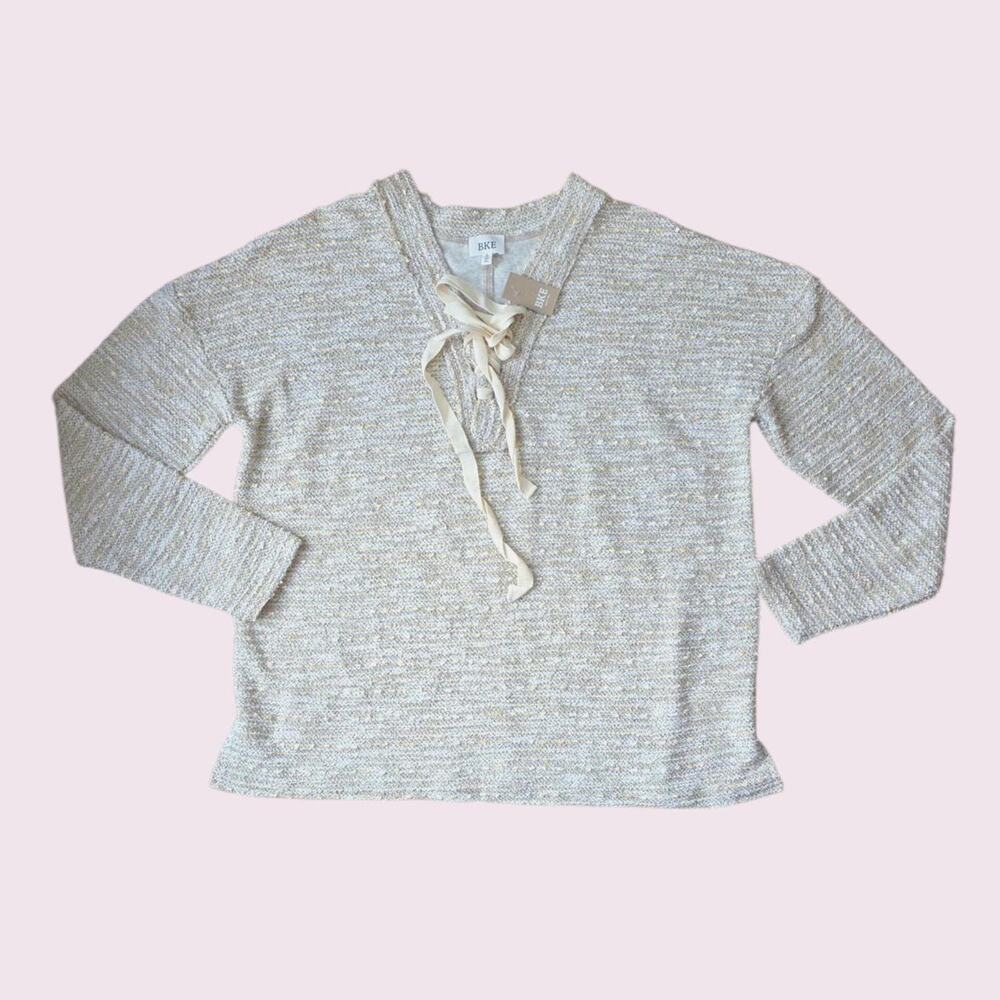 NWT BKE Reverse French Terry Top - Picture 3 of 7